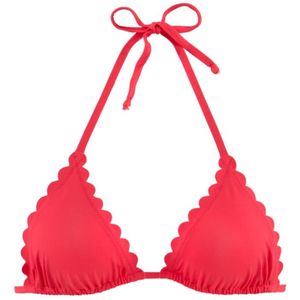 Unikleur - Triangelbikini - Rood - Microvezel