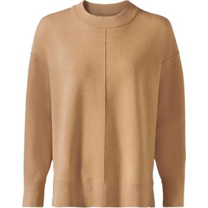 Gebreide Trui - Camel - 50% Viscose 28% Polyester 22% Polyamide