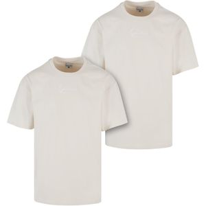 Karl Kani Shirt  taupe / offwhite