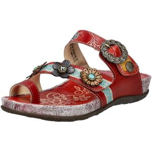 Laura Vita Muiltjes  turquoise / oranje / karmijnrood / natuurwit