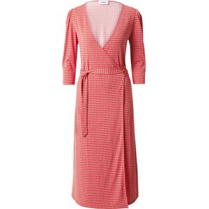 Bella x ABOUT YOU Jurk 'Danika'  vuurrood / wit