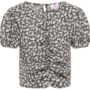 MYMO Top  zwart / wit
