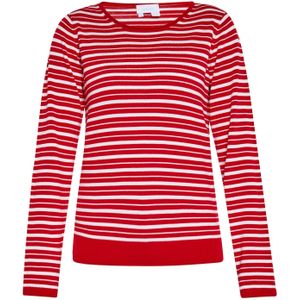 usha - Pullover - Gestreept - Met Ronde Hals - Lange Mouwen