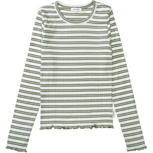 STACCATO Shirt  groen / donkergroen / offwhite