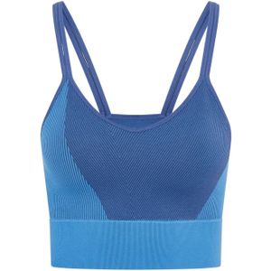 Born Living Yoga - Malia - Sporttop - Blauw - Aansluitende Pasvorm - Mouwloos