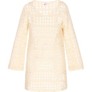 IZIA Gebreide jurk 'Fashion Look'  crème