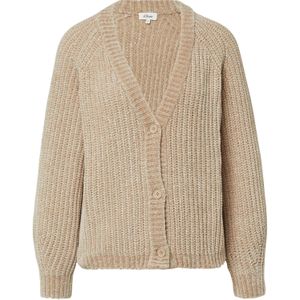 s.Oliver Gebreid vest  beige