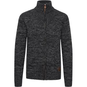 !Solid Gebreid vest 'Pomeroy'  bruin / grijs gemêleerd