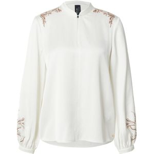Marc Cain Blouse  bruin / offwhite