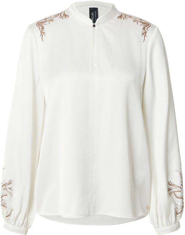 Marc Cain Blouse  bruin / offwhite