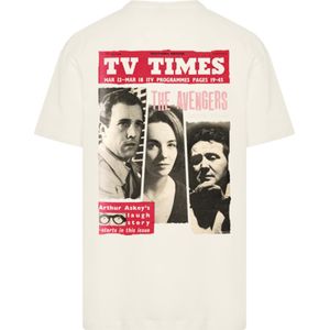 F4NT4STIC Shirt 'TV Times The Avengers 1961 Cover'  beige / rood / zwart