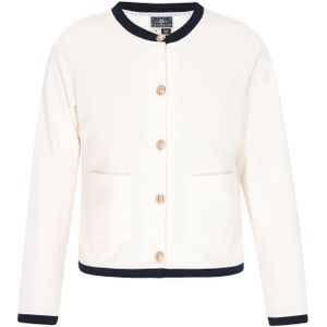 DreiMaster - Maritim - Gebreid Vest - Navy / Offwhite