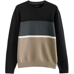 Next Trui  donkerbeige / donkergrijs / zwart / wit