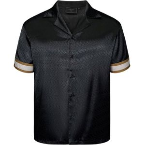 SikSilk - Overhemd - Zwart - Regular Fit - Kwartmouw
