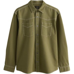 Next Overhemd  olijfgroen