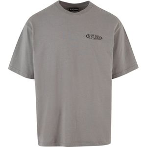 2Y Studios Shirt 'Introspect'  blauw / grijs / zwart / wit