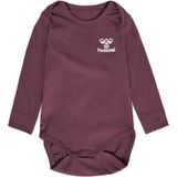 Hummel - Rompertje - Donkerlila/Wit