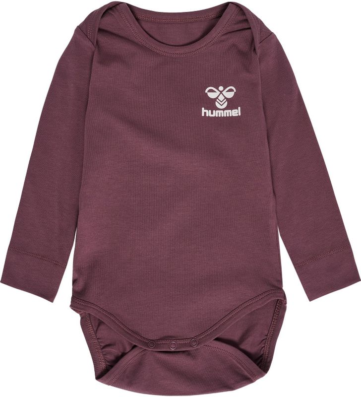 Hummel - Rompertje - Donkerlila/Wit