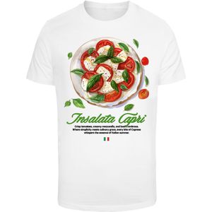 Mister Tee Shirt 'Insalata Capri'  groen / rood / zwart / wit