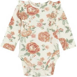 Cool Club Rompertje/body  riet / poederroze / cranberry / wit