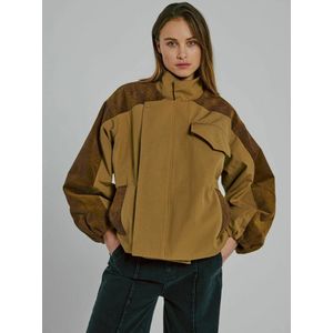 NORR Tussenjas 'Canna'  olijfgroen