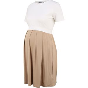 Bebefield Jurk 'Gemma'  sand / wit