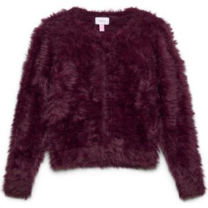 Vero Moda Girl Gebreid vest 'VMFLUFFY'  purper