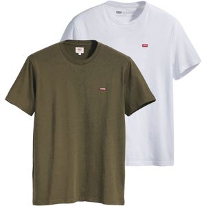 LEVI'S ® Shirt  groen / wit