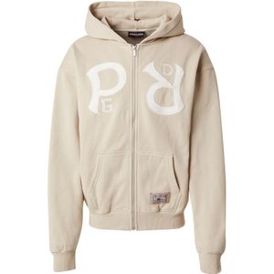 Pegador Sweatvest 'Ravo'  greige / wit