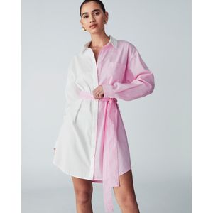St MRLO Blousejurk 'Neue'  pink / wit