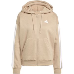 adidas - Hoodie - Zwart - Fleece - Volledige Ritssluiting