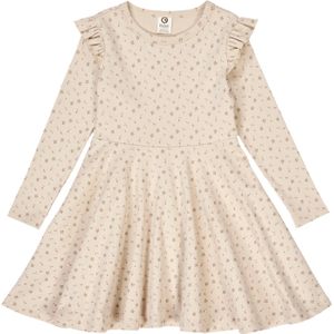 Müsli by GREEN COTTON Jurk  crème / bruin / pink