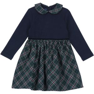 Chicco Jurk  navy / groen / wijnrood / wit