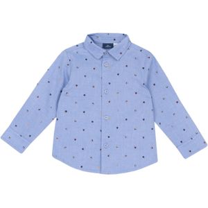 Chicco Overhemd  beige / lichtblauw / zwart