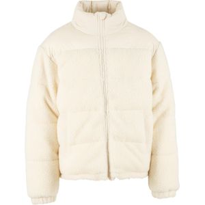 Urban Classics - Fleece Jas - Offwhite - Gewatteerde Jas