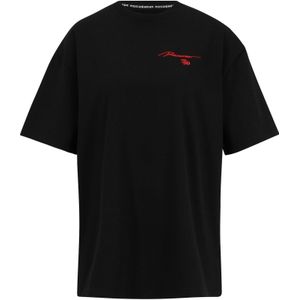 ROCAWEAR Oversized shirt 'Crown'  grijs / rood / zwart / wit