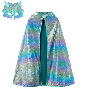 MANGO KIDS Set 'Dragon'  turquoise / azuur / jade groen / pruim