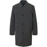 Met Enkele Knopenrij - Lange Jas - Waterproof - Windproof - Ademend