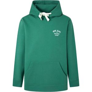 Pepe Jeans Sweatshirt 'Rufus'  smaragd / wit