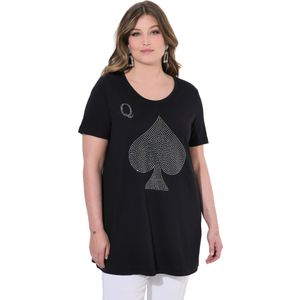 MIAMODA Shirt  zilvergrijs / zwart