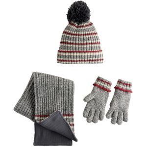 Next Set  grijs / donkergrijs / bloedrood