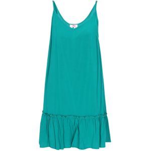 swirly Jurk 'Spring Summer'  petrol