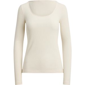 Lauren Ralph Lauren - CHITRA - T-shirt - Crème - Slanke Pasvorm - Lange Mouw