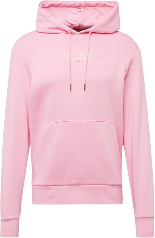 JACK & JONES - Arie - Hoodie - Roze - Slim Fit - Katoenmengsel