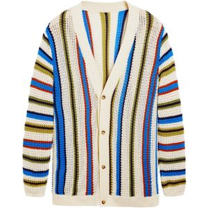 Desigual - Cardigan - Multicolor - Gebreide Trui - Met Knoopsluiting