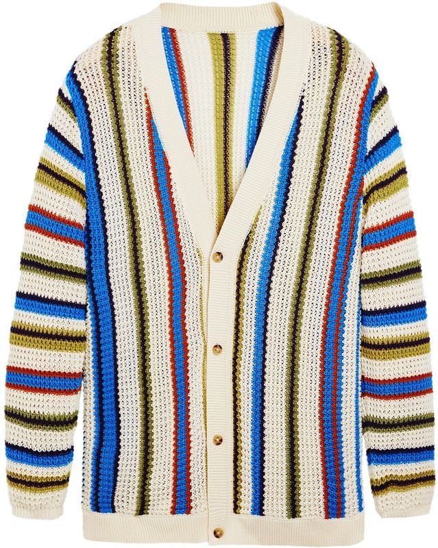 Desigual - Cardigan - Multicolor - Gebreide Trui - Met Knoopsluiting