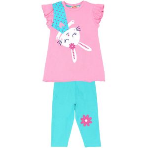 Denokids Trainingspak 'Bunny'  pink