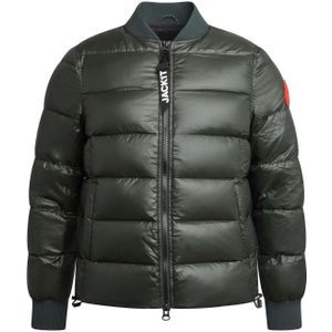 JACK1T Outdoorjas ' Vortex Bomber Matt '  olijfgroen