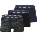 Diesel Boxershort Damien 3-pack blauw-zwart