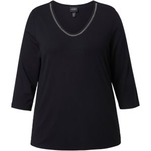 Ulla Popken Shirt  zwart